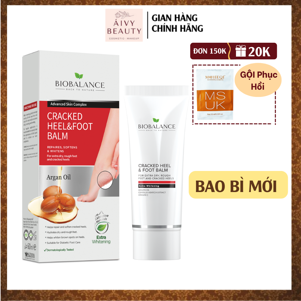 HCMKem Giảm Nứt Gót Chân BIO BALANCE 60ml - Thổ Nhĩ Kỳ  BIOBALANCE
