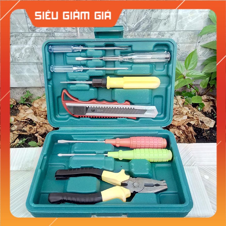 [ HÀNG LOẠI 1- GIÁ SỐC ] Bộ Dụng Cụ Sửa Chữa Đa Năng Gia Đình 8 Món. Bộ đồ nghề sửa chữa 8 món hữu ích tiện dụng trong nhà ngoài trời