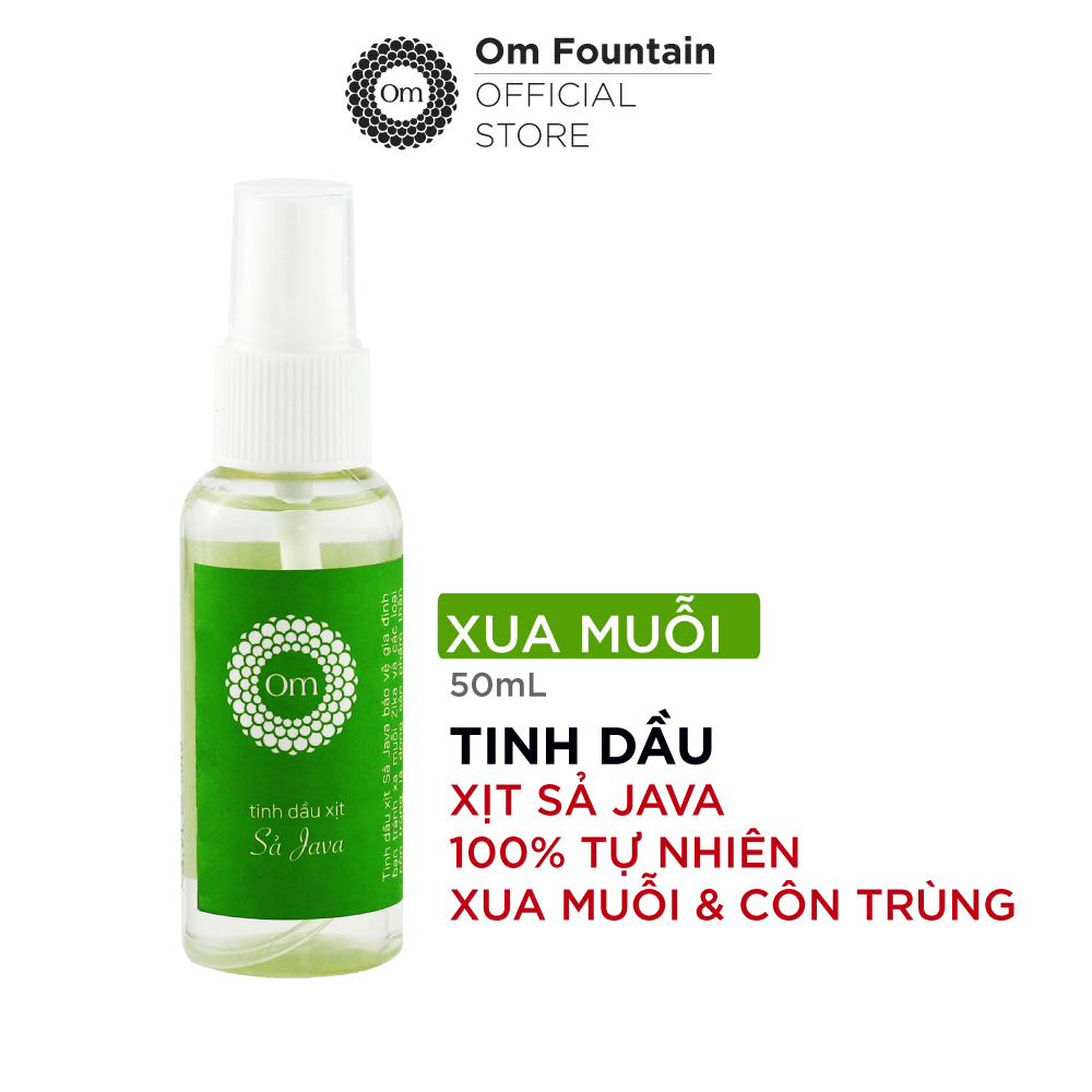 [HCM]Tinh Dầu Xua Muỗi Sả Java 50ml – Om Fountain