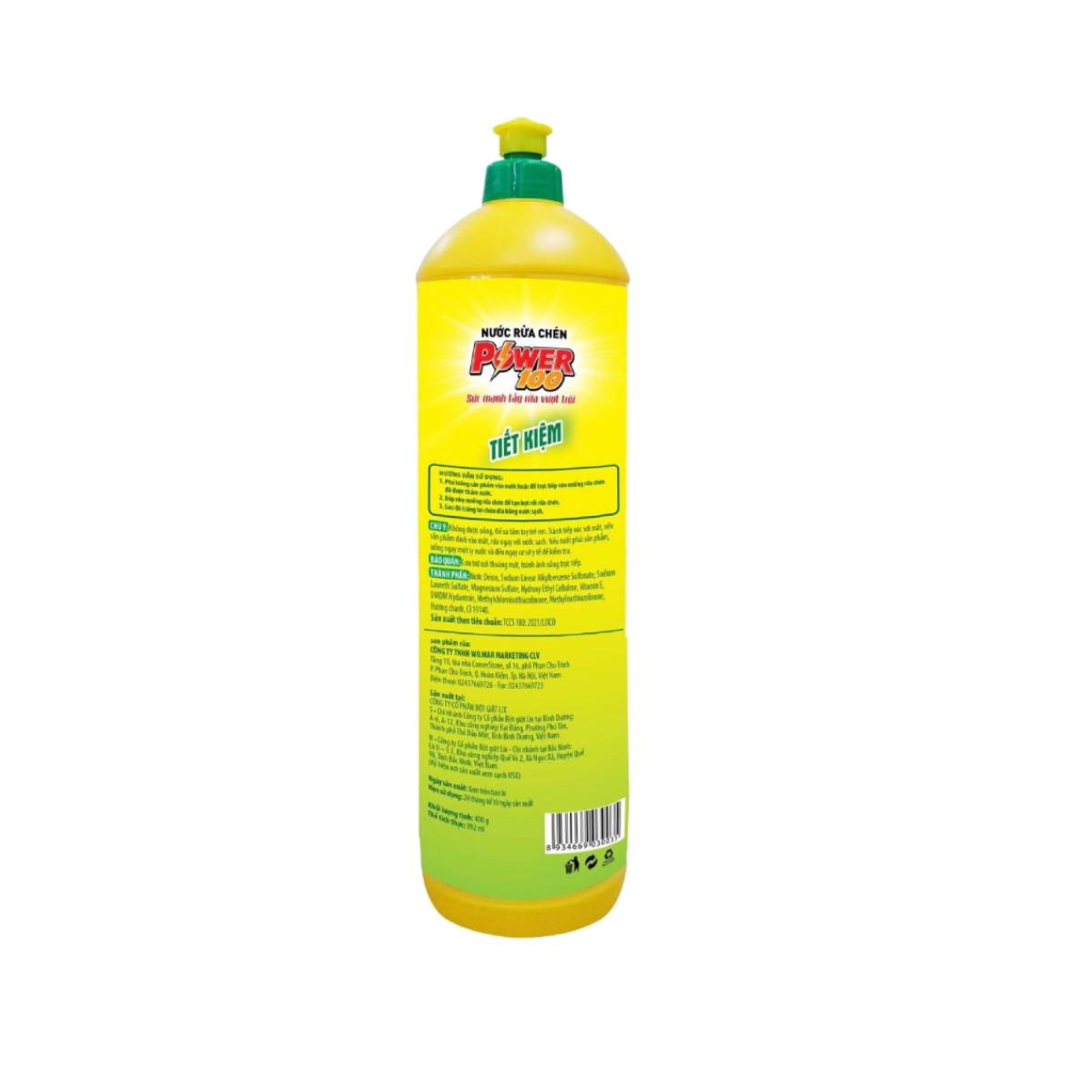 Nước Rửa Chén Power 100 Hương Chanh 750g