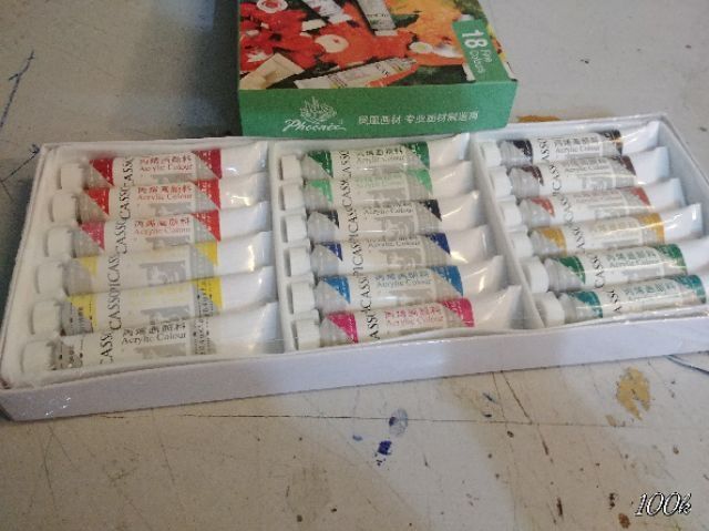 MÀU ACRYLIC PHOENIX 18 MÀU
