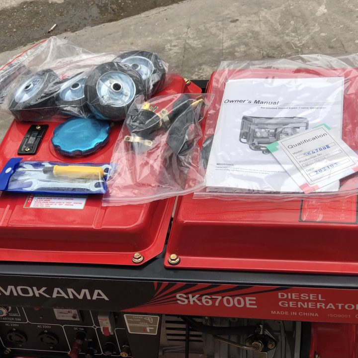 Máy Phát Điện Chạy Dầu 5Kw Sumokama SK6700E Đề