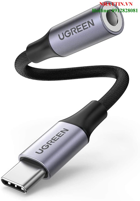 Cáp chuyển đổi âm thanh USB Type-C ra 3.5mm có chip DAC Ugreen 80154 cao cấp