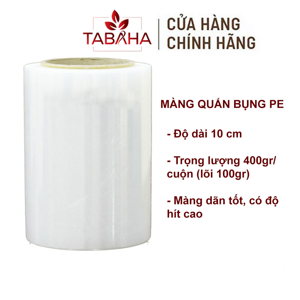 Màng Quấn Bụng Giảm Béo PE Tabaha Cuộn 10cm