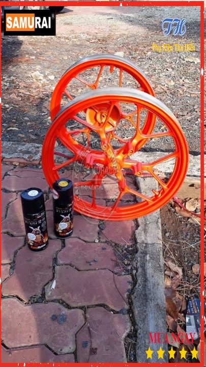 [HCM]Sơn Xịt Samurai Màu Cam Rực - Mã Y3505