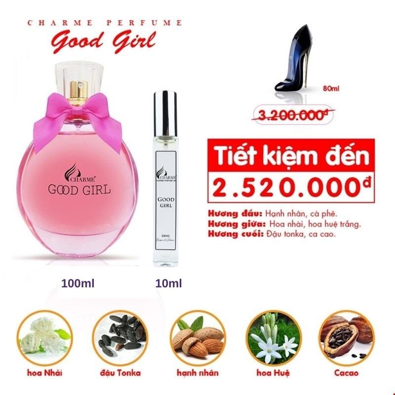 Nước hoa nữ Charme Good Girl 10ml