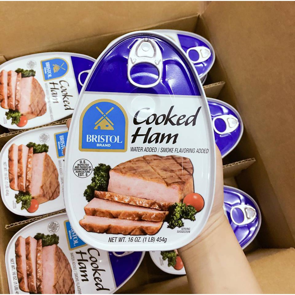 Thịt hộp Bristol Cooked Ham 454g