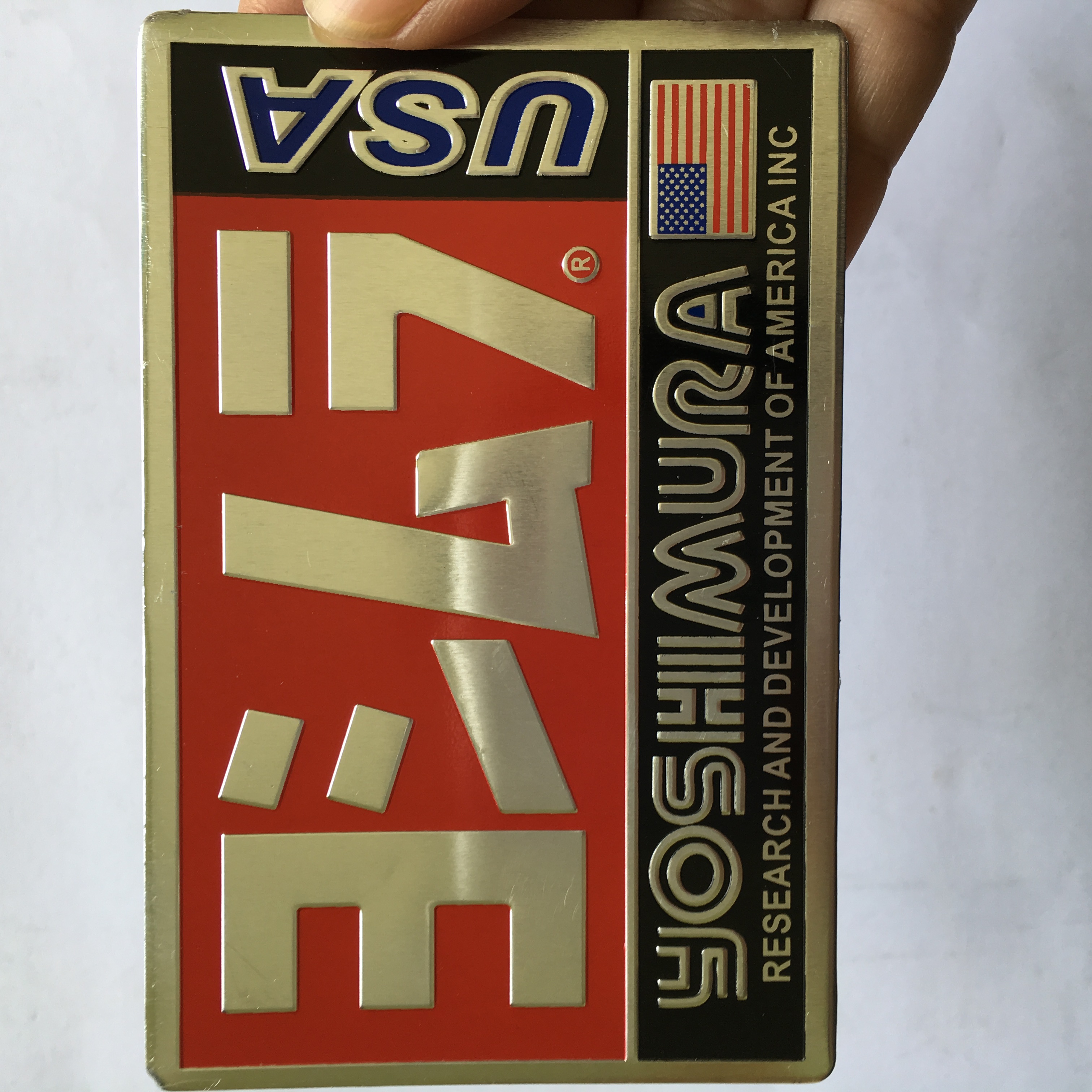 Tem nhôm dán pô xe ống xả Yoshimura #18