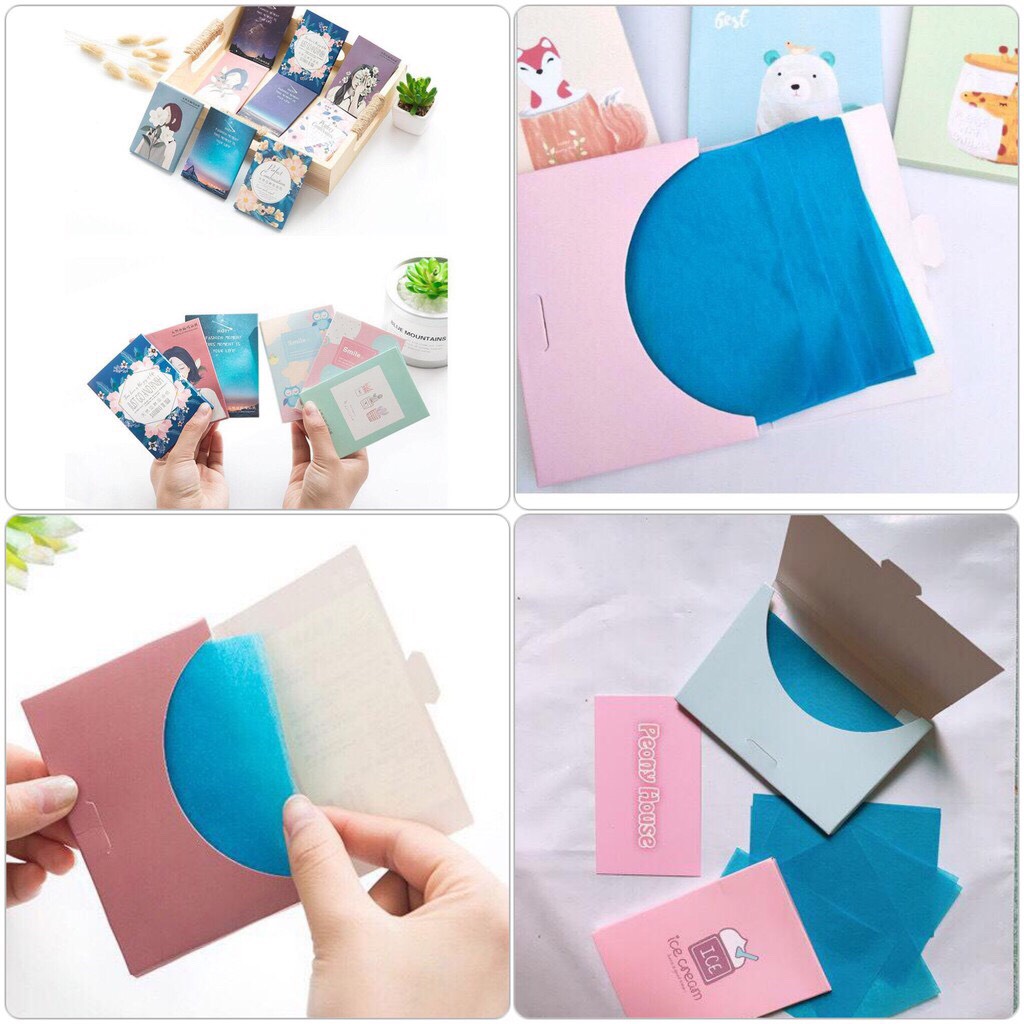 [Giá Hủy Diệt] Giấy thấm dầu gói 50 tờ