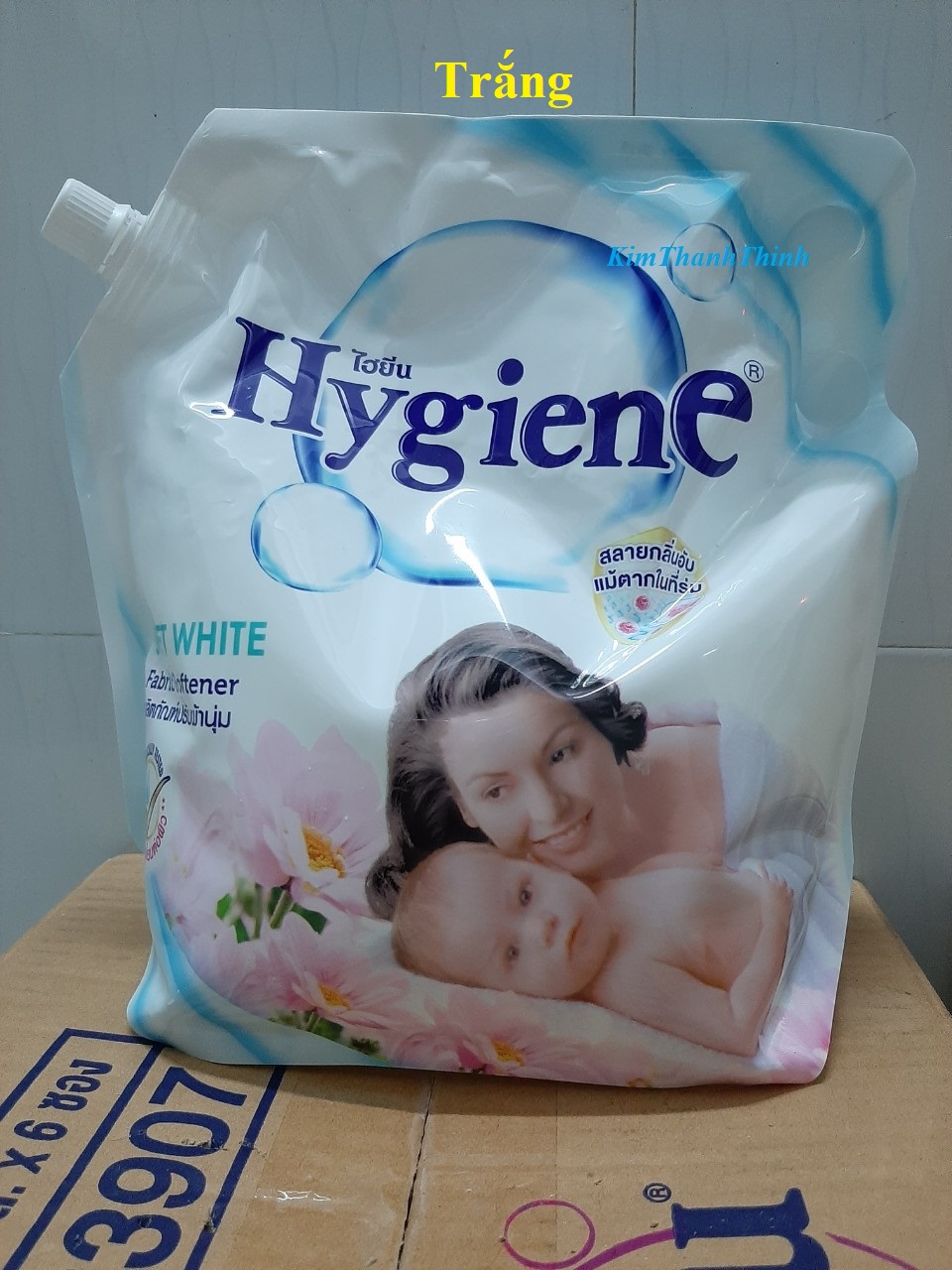 (KTT) Nước xả mềm vải Thailand Hygiene 1800ml (1,8 Lít)