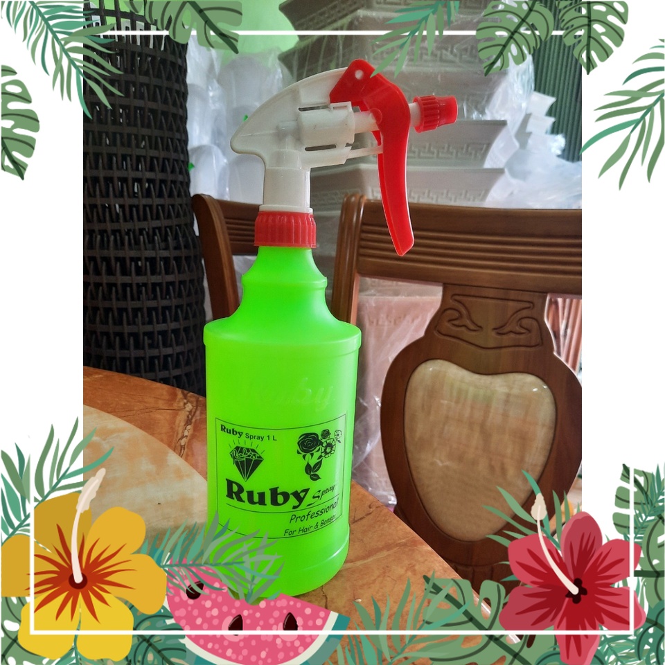 BÌNH XỊT TƯỚI CÂY RUBY SPRAY HỒNG NGỌC 1 LÍT