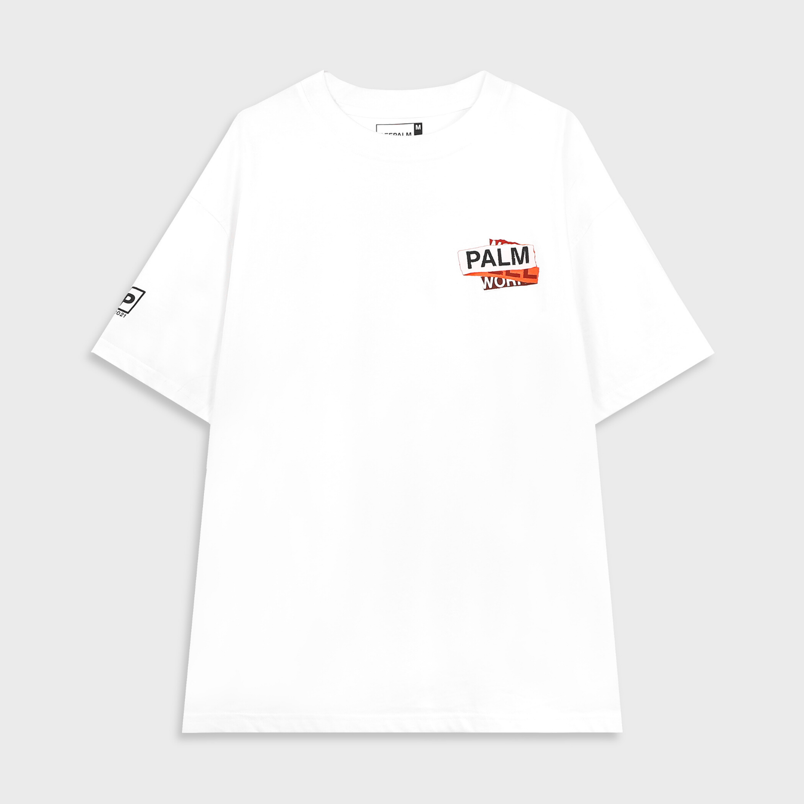 Áo thun unisex GeePalm trắng/ GP101