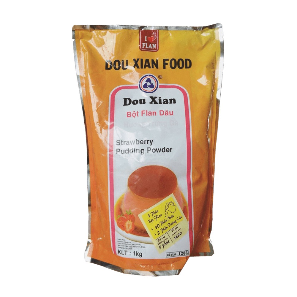 Bột bánh flan Dou Xian đủ mùi 1kg