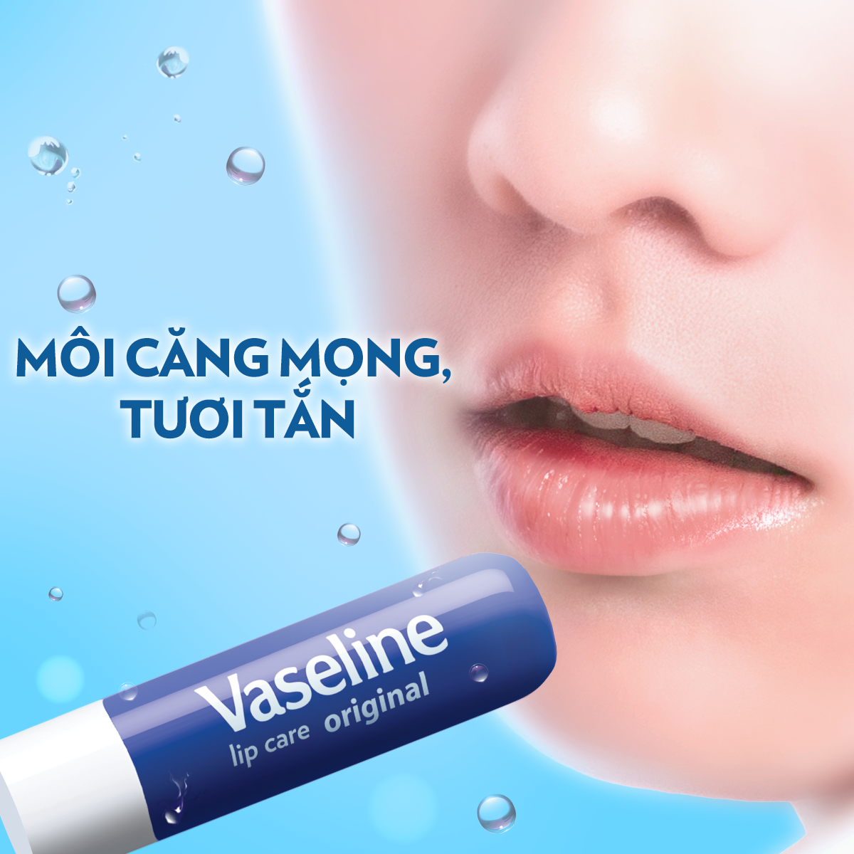 Son dưỡng môi Vaseline Lip Care Mềm Mịn dạng thỏi 4.8g