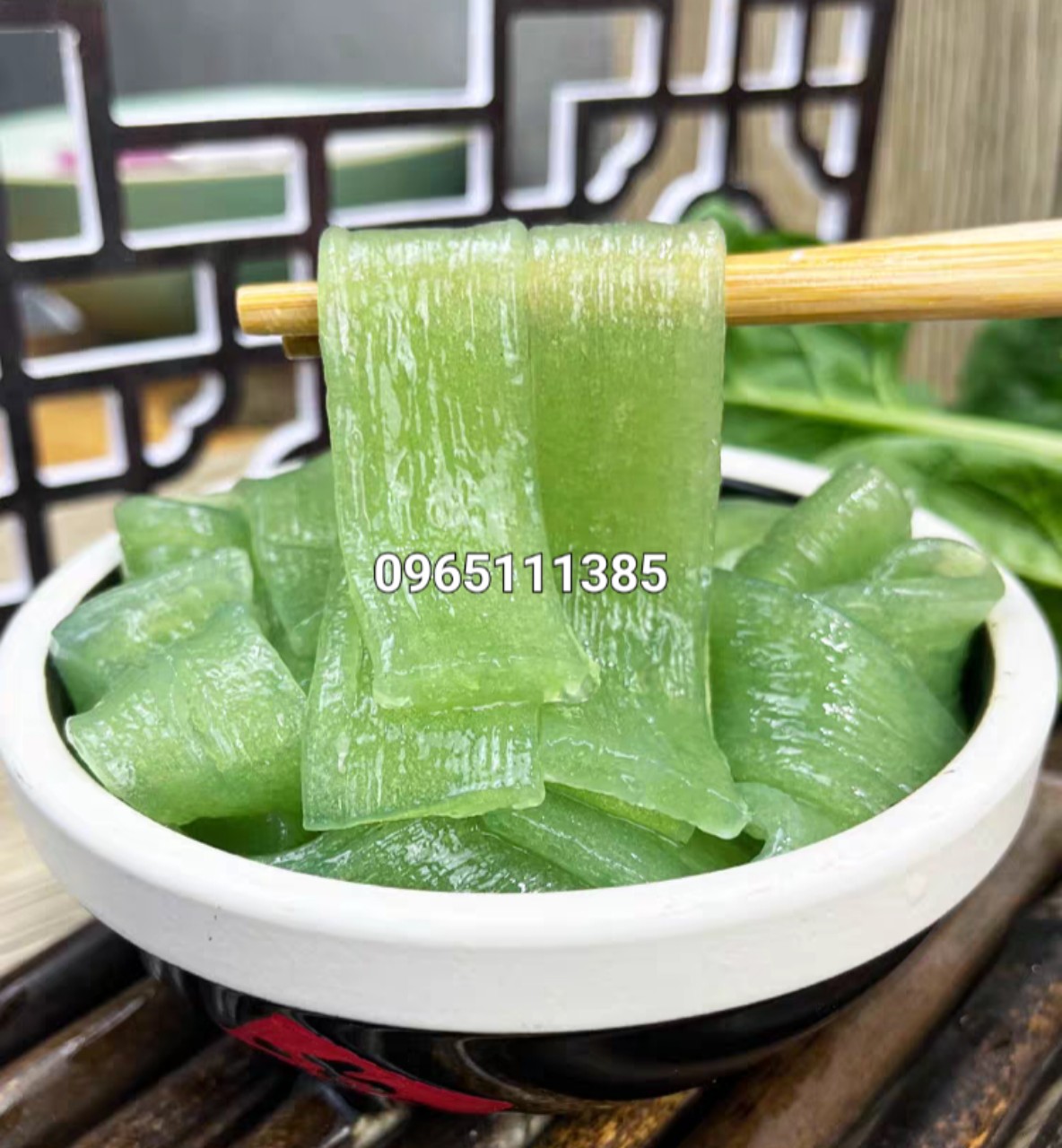 Miến Dẹt Rau Cải Xanh 200g