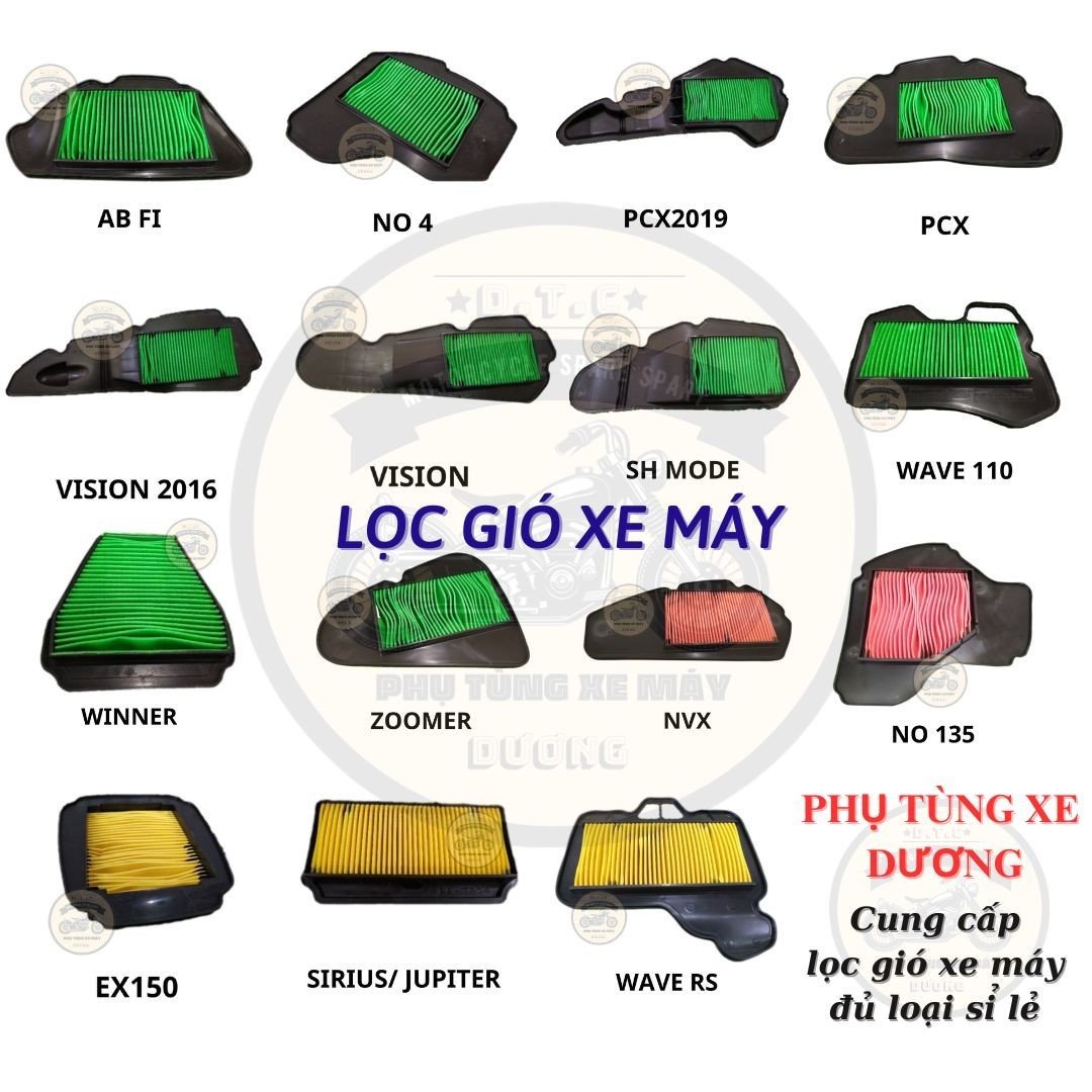 Lọc Gió cho xe Vision cũ Vision 2016 -2020
