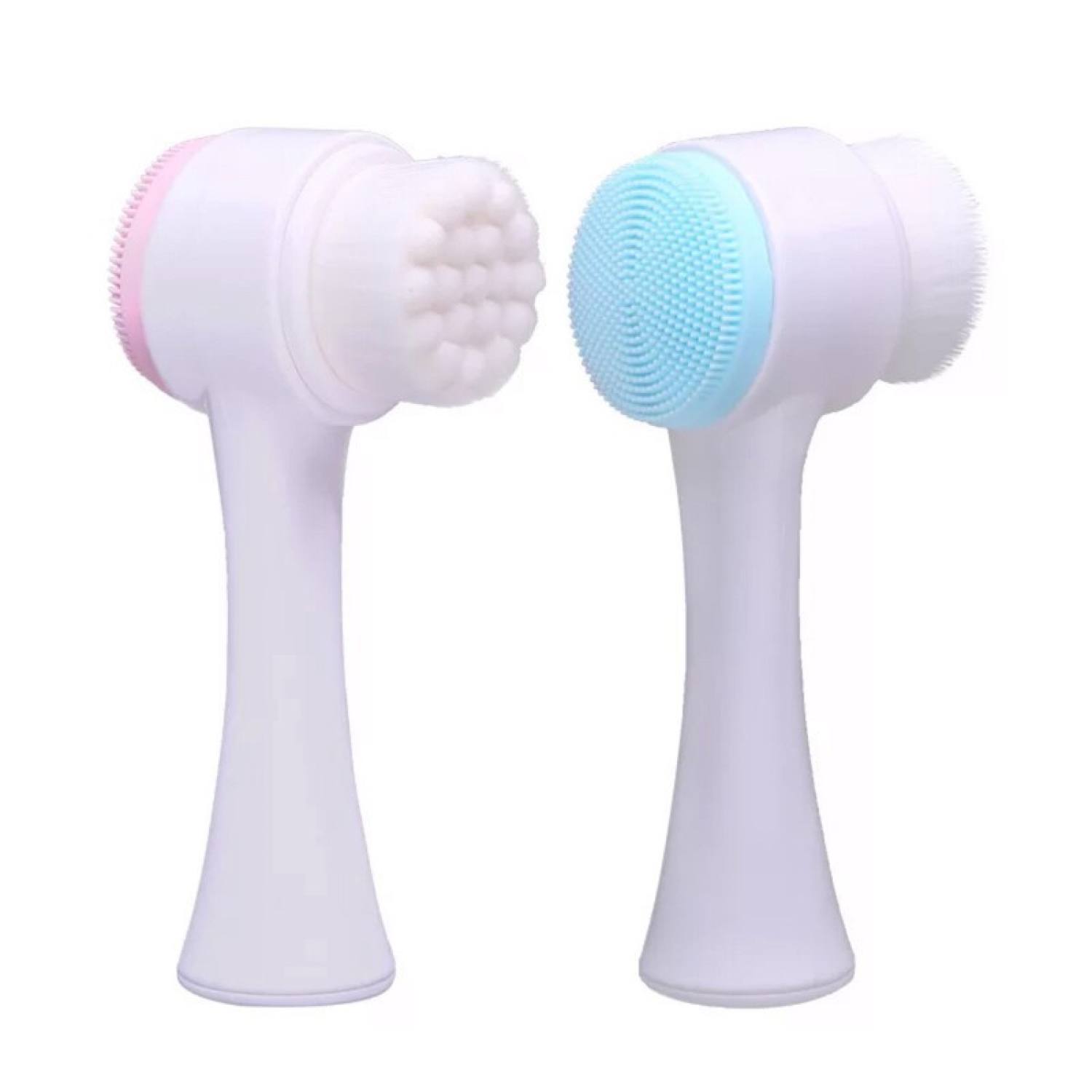 Dụng Cụ Cọ Rửa Mặt Cầm Tay 2 đầu