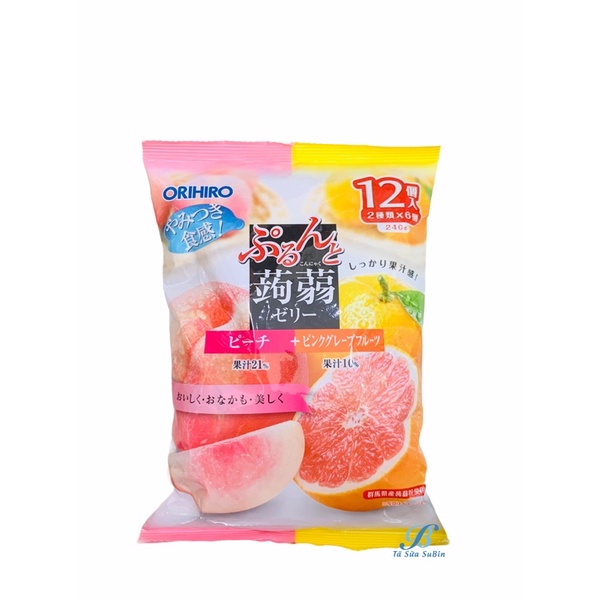 Thạch hoa quả Orihiro Nhật đủ vị DATE 5/2023