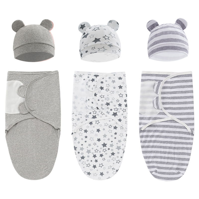 Nhộng Chũn Quấn Cho Bé Sơ Sinh Cotton Thoáng Khí