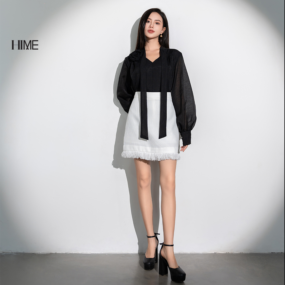 Áo sơ mi tay bồng hime h295bf1a0323