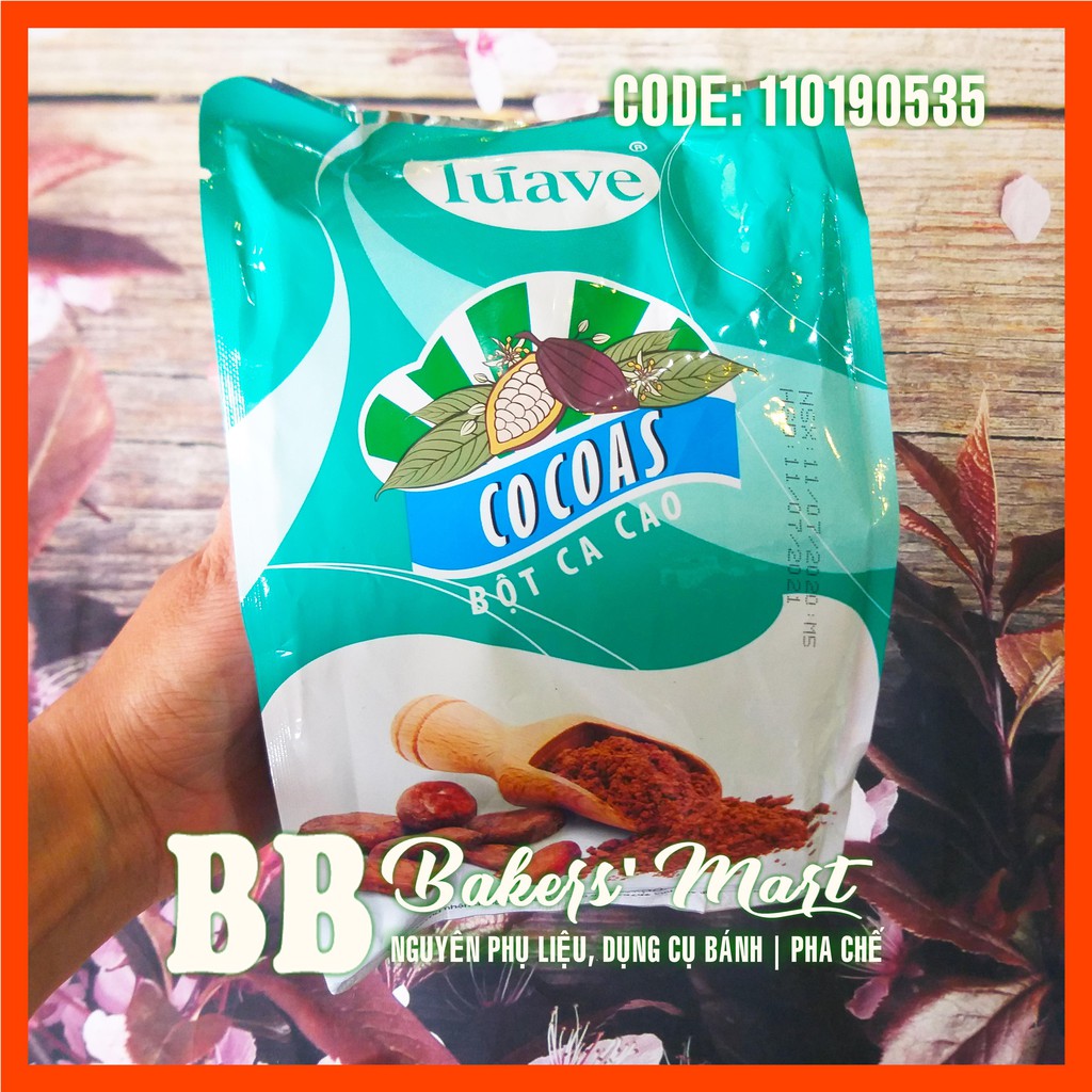 Bột Cacao ĐẮNG NGUYÊN CHẤT LUAVE - Gói 500gr