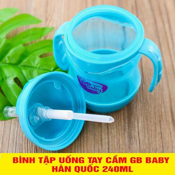 Bình Tập Uống Nước Hàn Quốc 240ml (Có Tay Cầm)