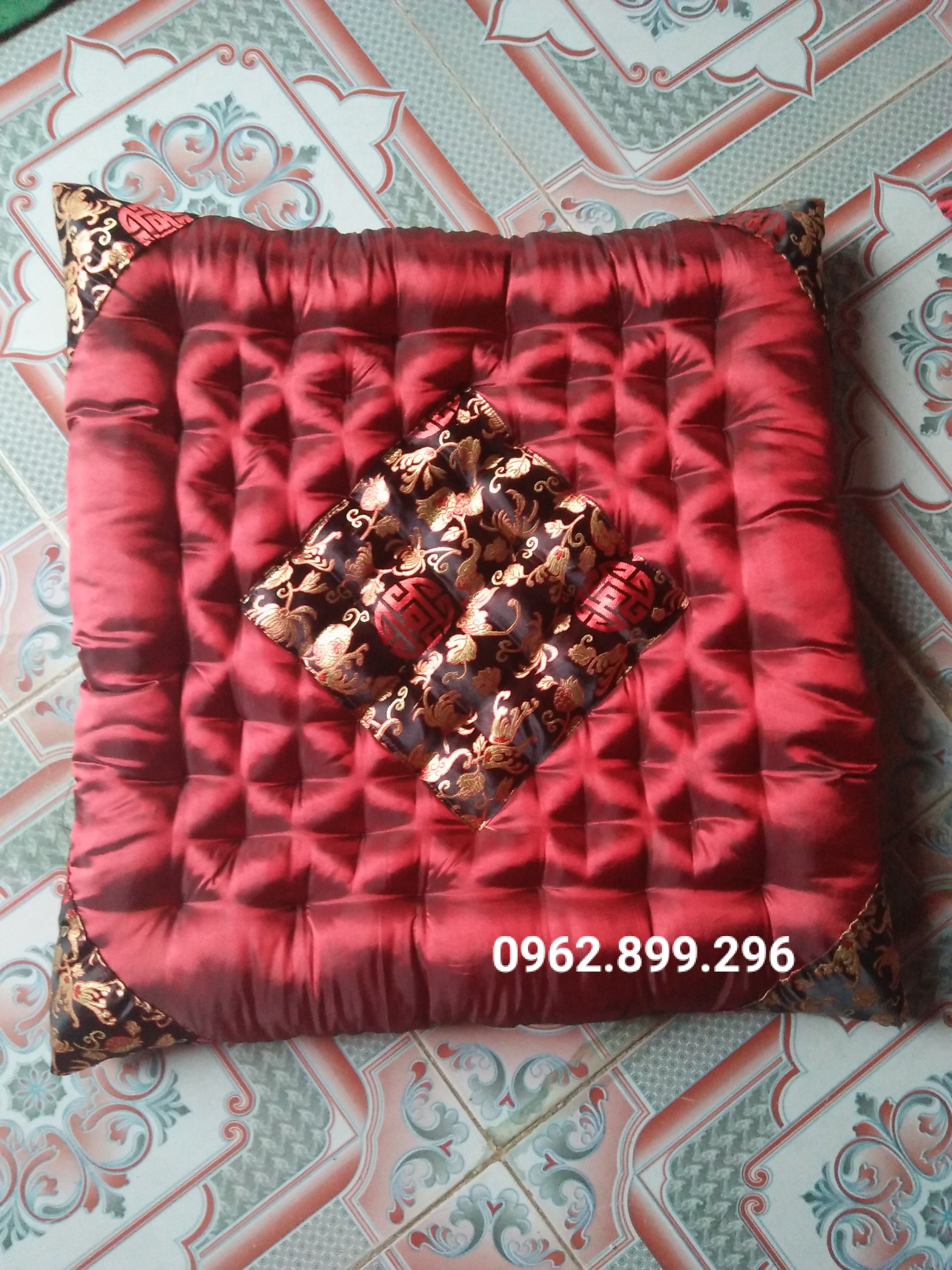 Combo 6 thảm trải ghế 50x50x5 cm