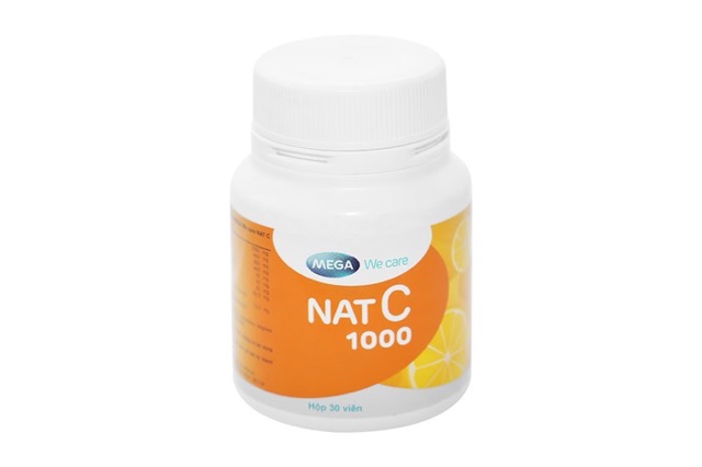 Nat C 1000 - Mega Chai 30 viên