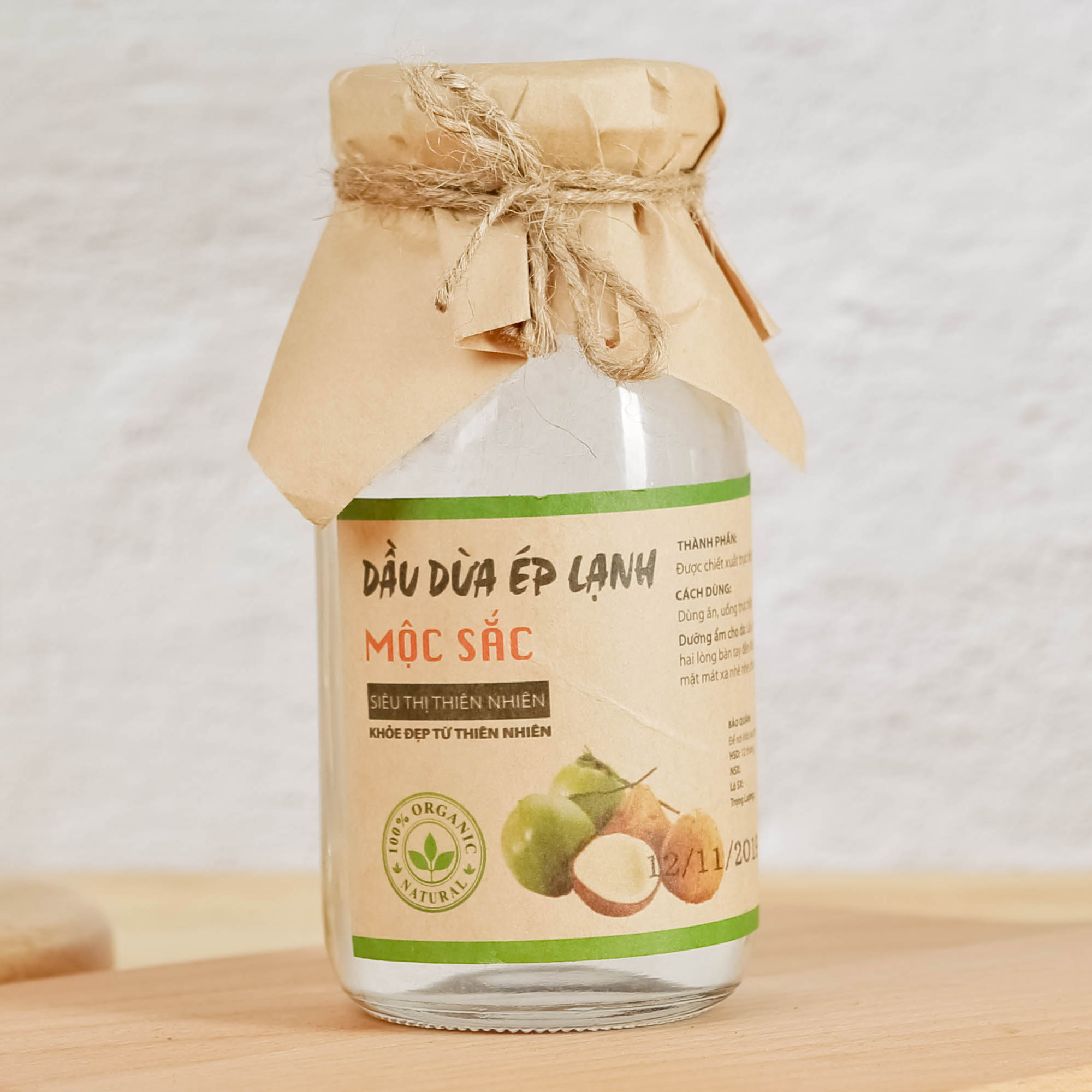 Dầu dừa ép lạnh Mộc Sắc cao cấp 500ml