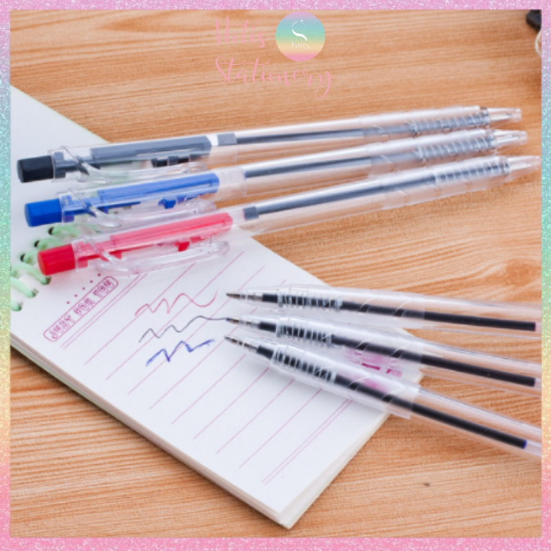 [HOTIS] Bút bi 0.7mm - Xanh/ Đen/ Đỏ (Set 5 cây)