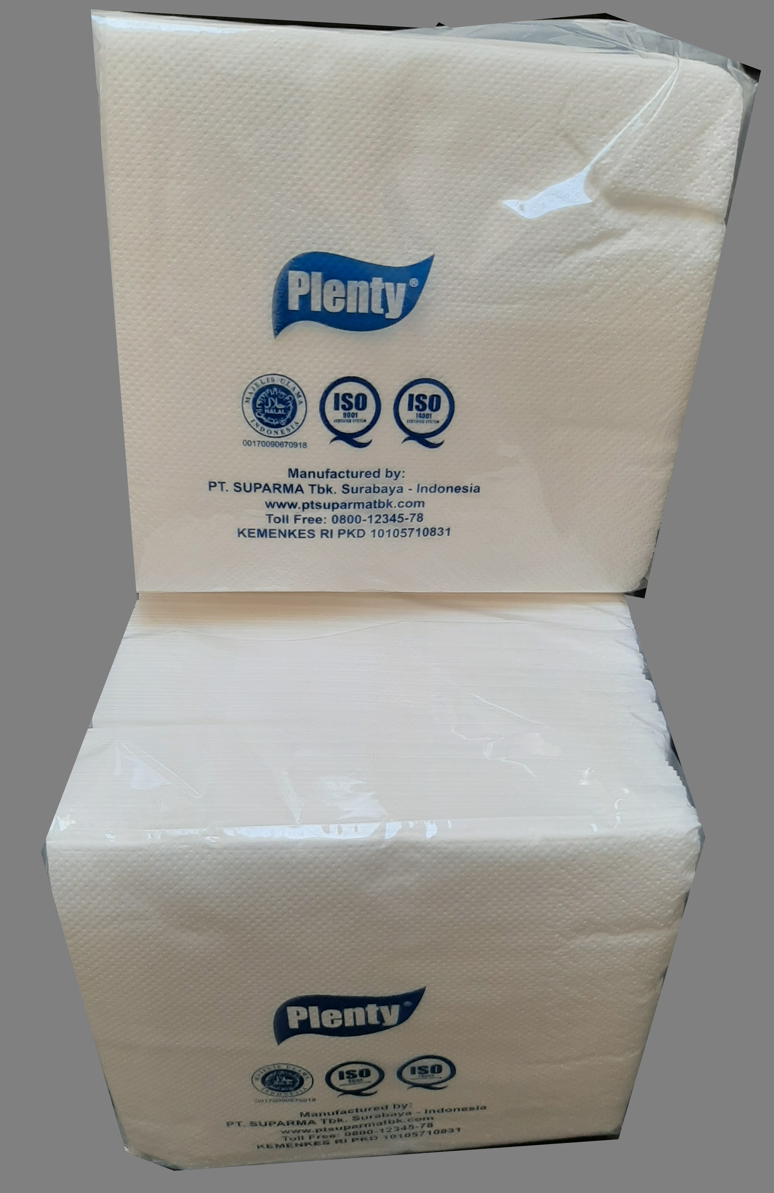 [HCM]Combo 2 gói Khăn Giấy Ăn PLENTY 2 Lớp 100 Tờ/gói
