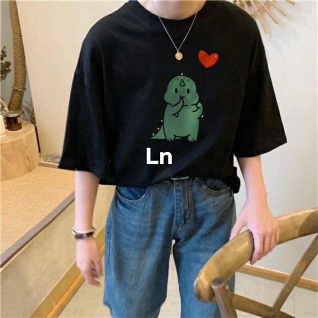 Áo phông khủng Long thả tim đỏ LN12