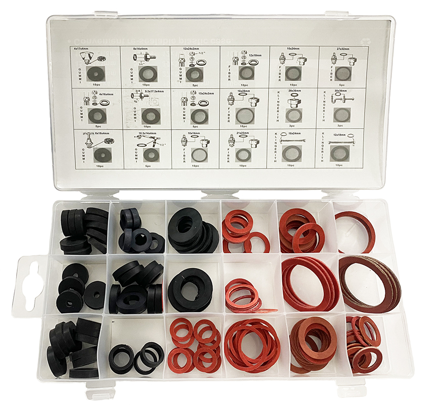 Combo 141 cái Ron cho ống nước, dây cấp nước, zoăng dây bát sen, dây xịt, dây nối bình, nối vòi nước - Rubber O Ring - Doăng, Ron, đệm Cao Su, pon, pom, doang, roan, pkb