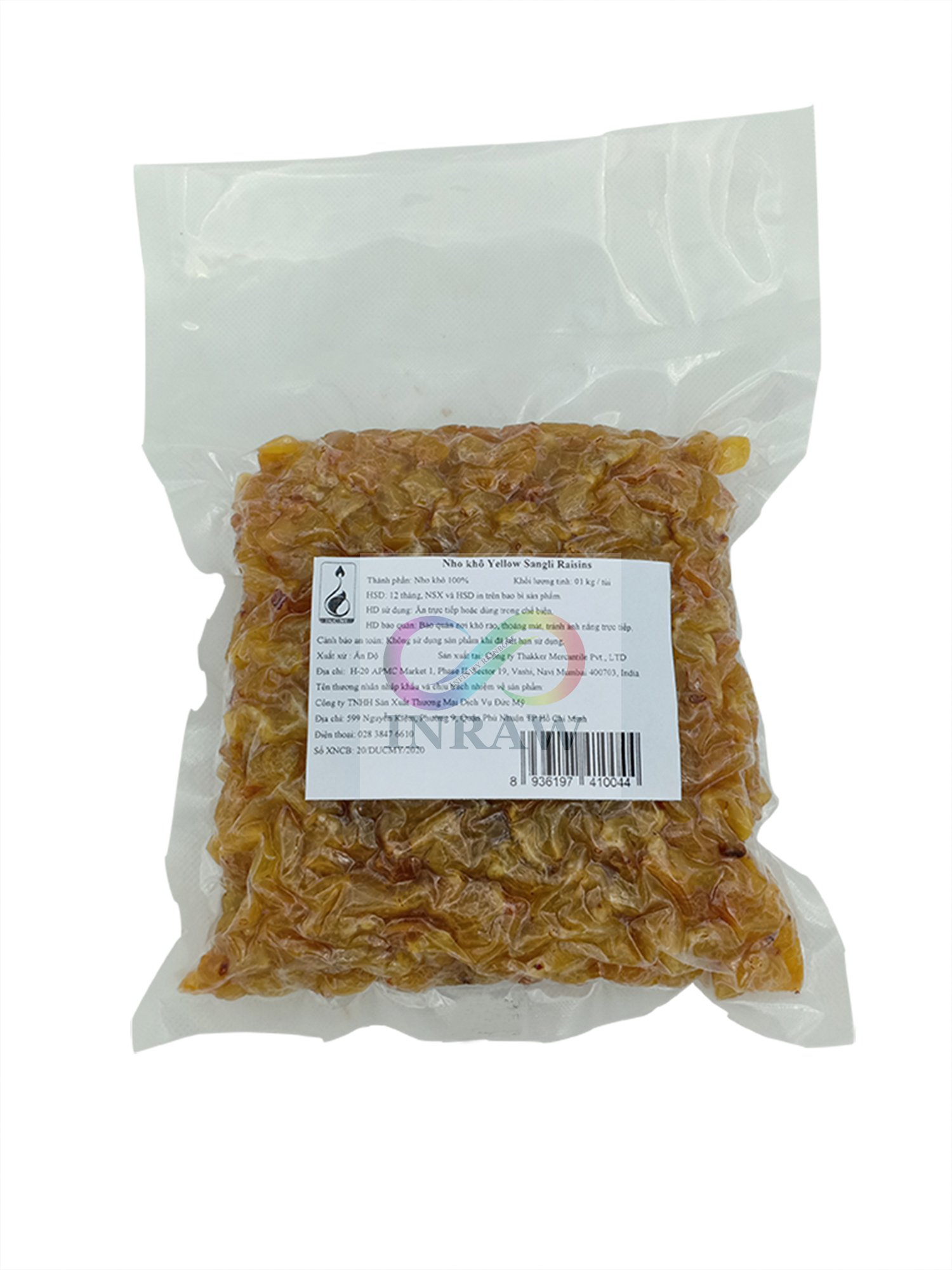 Nho khô vàng Ấn Độ túi 250g