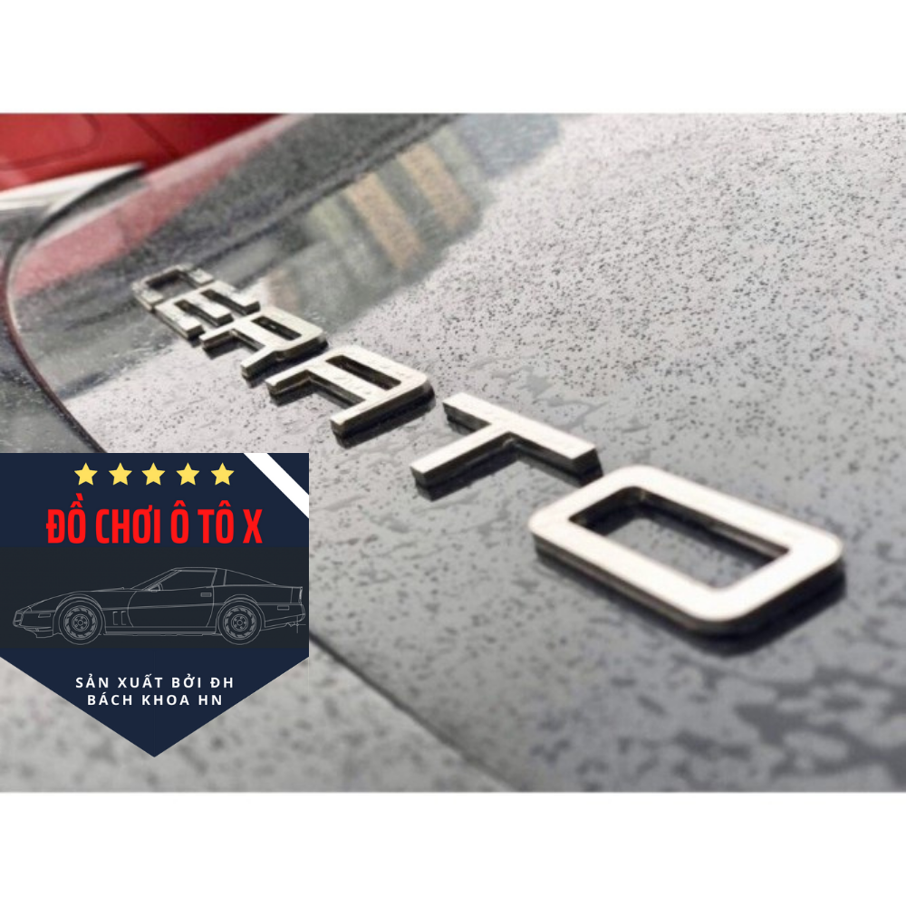 Chữ CERATO phong cách porsche