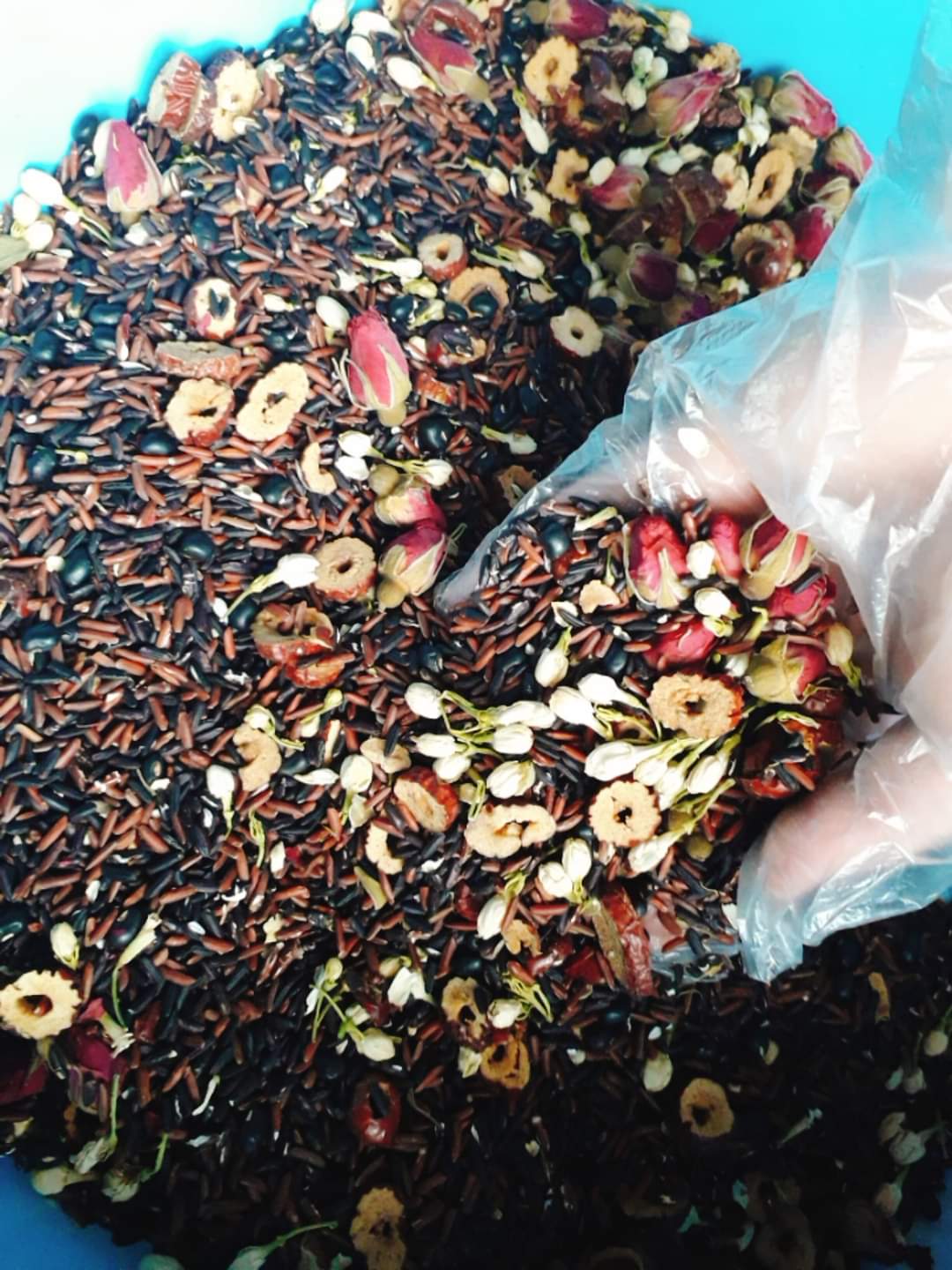 Trà hoa gạo lứt rẫy