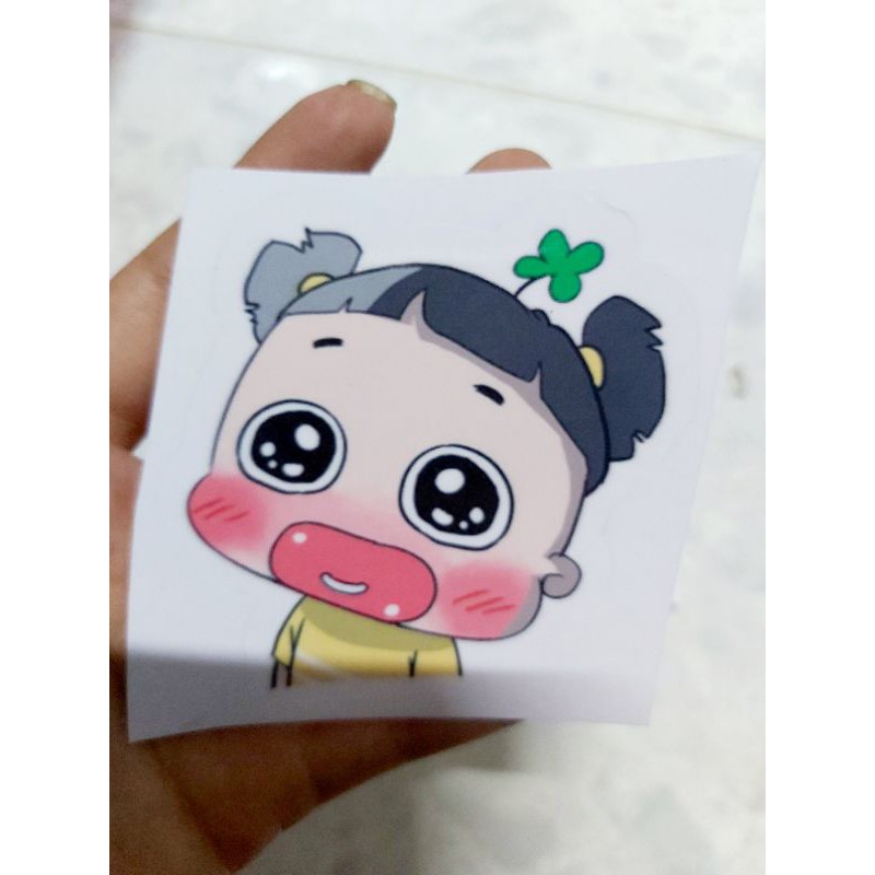 Combo 1 Tem Decal BST Quỳnh Aka 3 Dán Xe Nón, ĐT, Xe