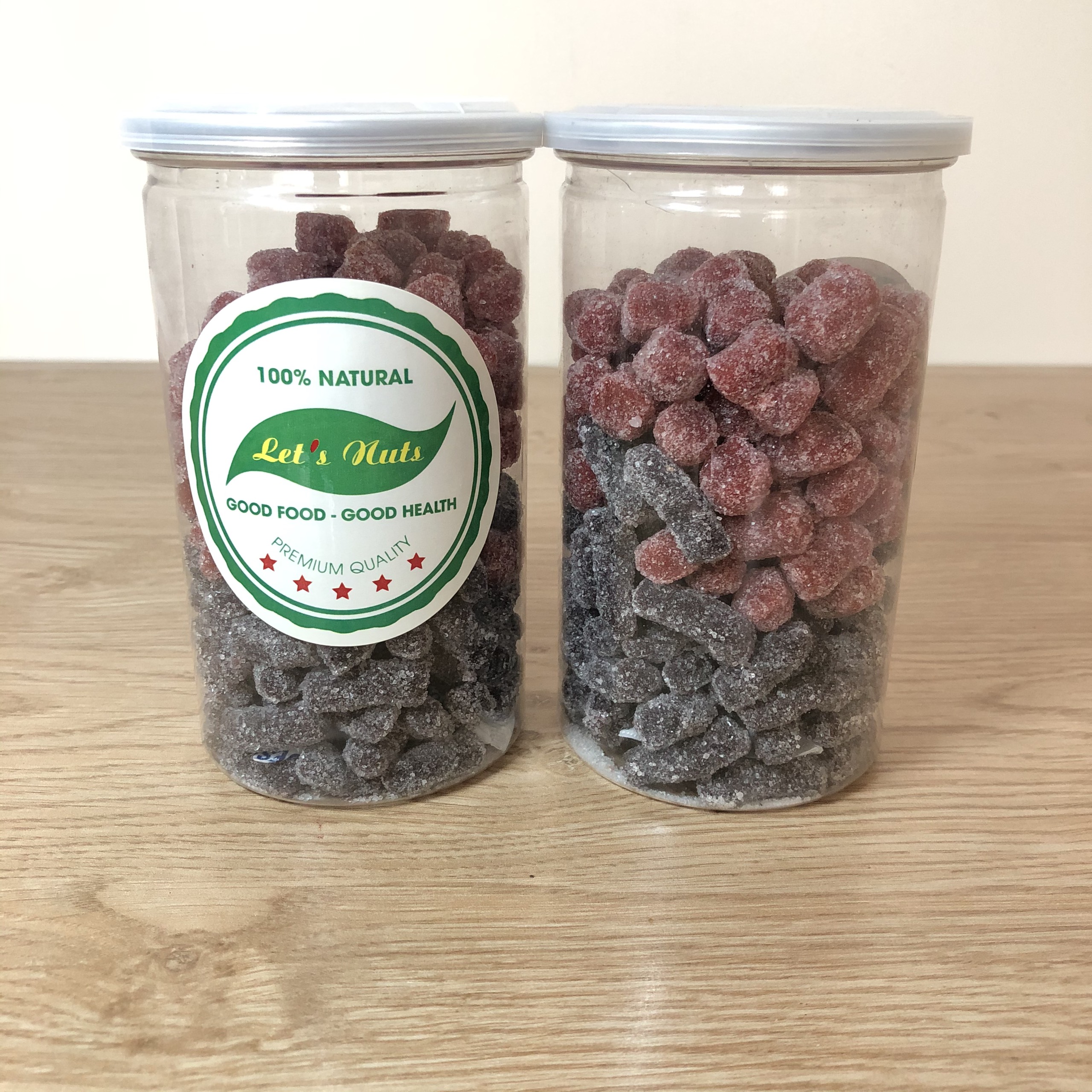 [HCM]Kẹo dâu tây dâu tằm nhìn là muốn ăn ngay hũ 500g sang trọng hợp vệ sinh món quà ăn vặt tuyệt vời Susuto Shop
