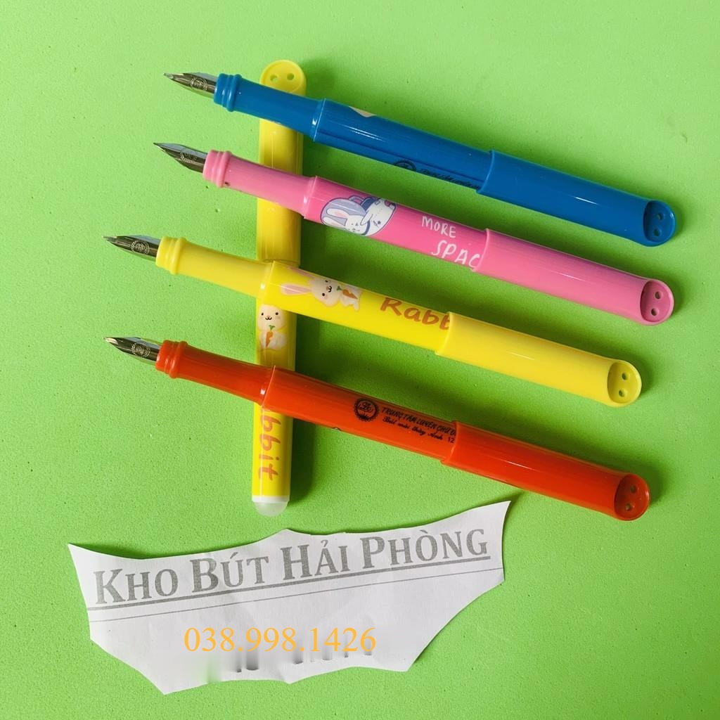 Bút mực ngòi mài mặt cười cute 1212 bút mực xoá được