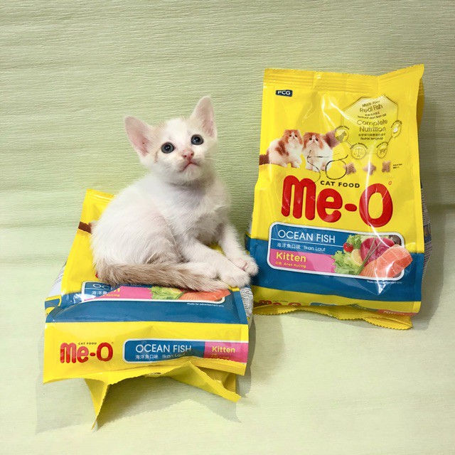 Hạt Me-O Kitten Cho Mèo Con Vị Cá Biển