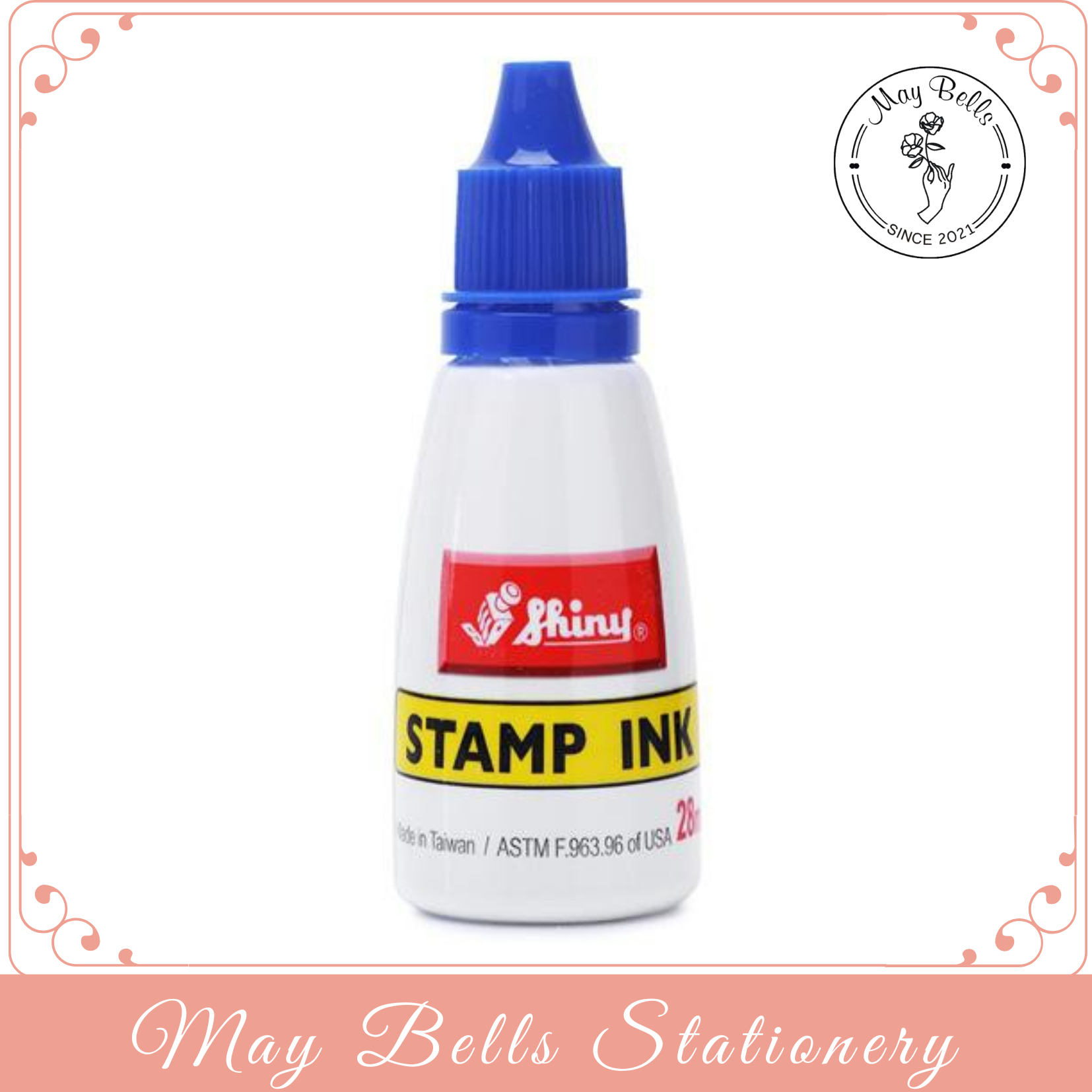 Mực dấu Shiny S62 28ml, Mực châm con dấu Shiny