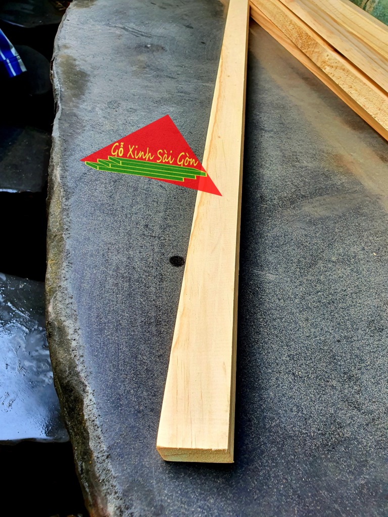 Combo 4 thanh gỗ thông vuông 3x5cm, dài 1m