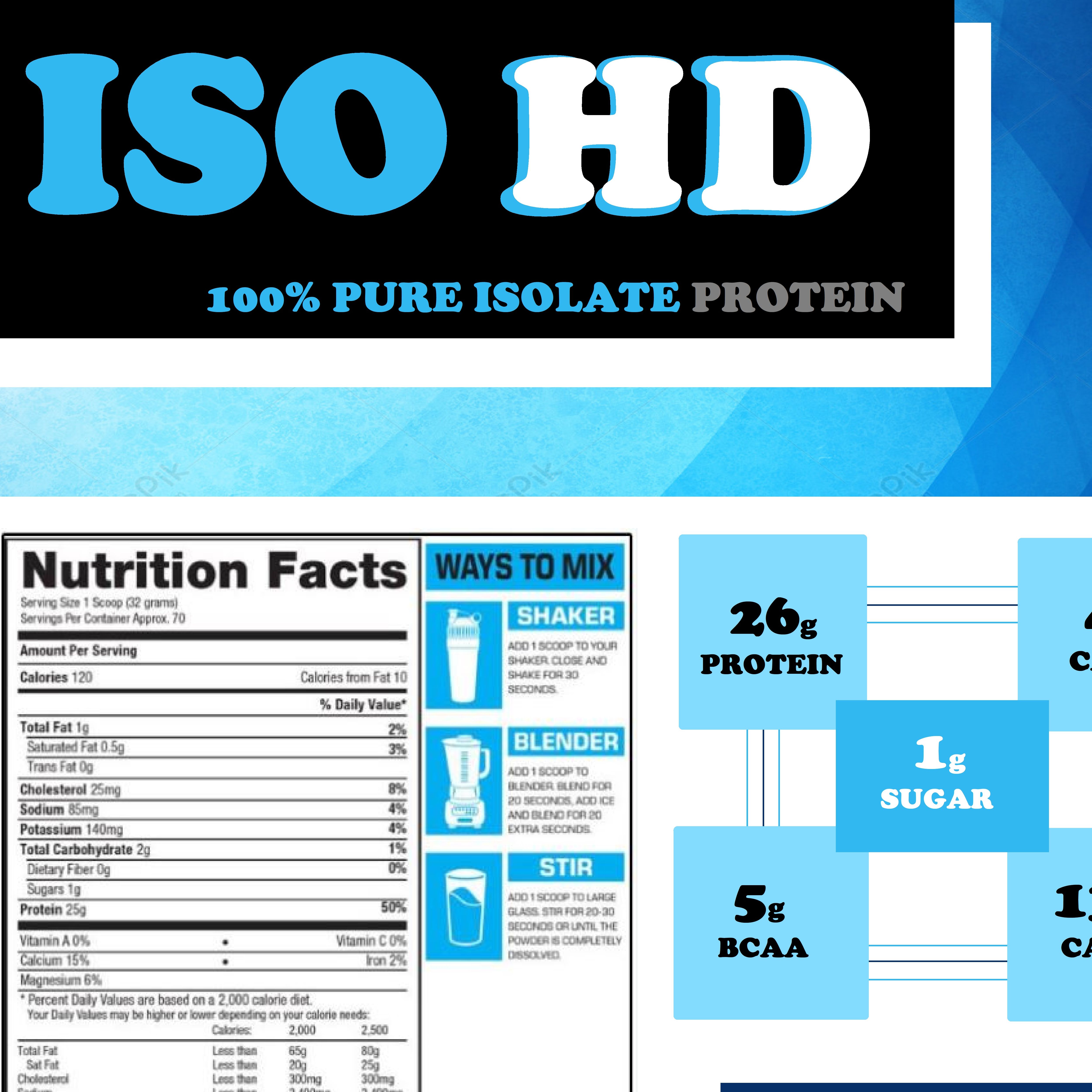 Gói Dùng Thử Whey Protein ISO HD Isolate