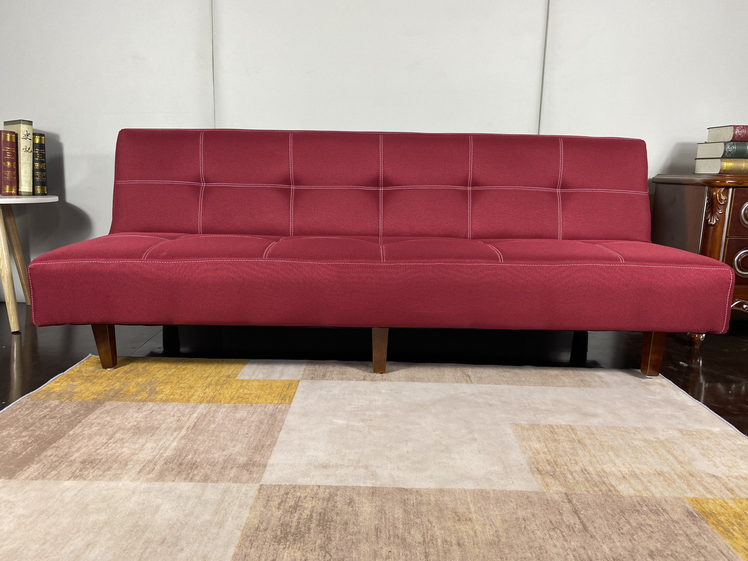 Sofa bed. Ghế giường đa năng. Màu đỏ.