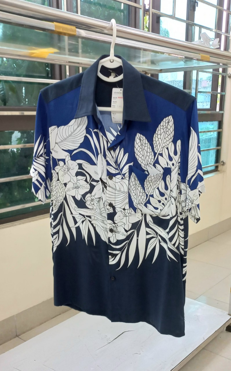 Áo sơ mi nam vải lanh A2105