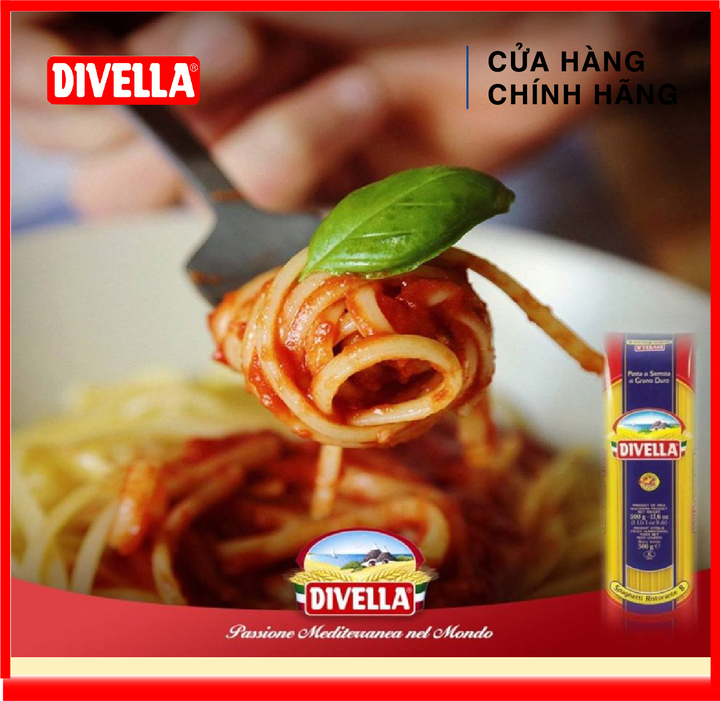 [HOÀN TIỀN MAX 10%]Mì Ý Spaghetti Divella Số 8