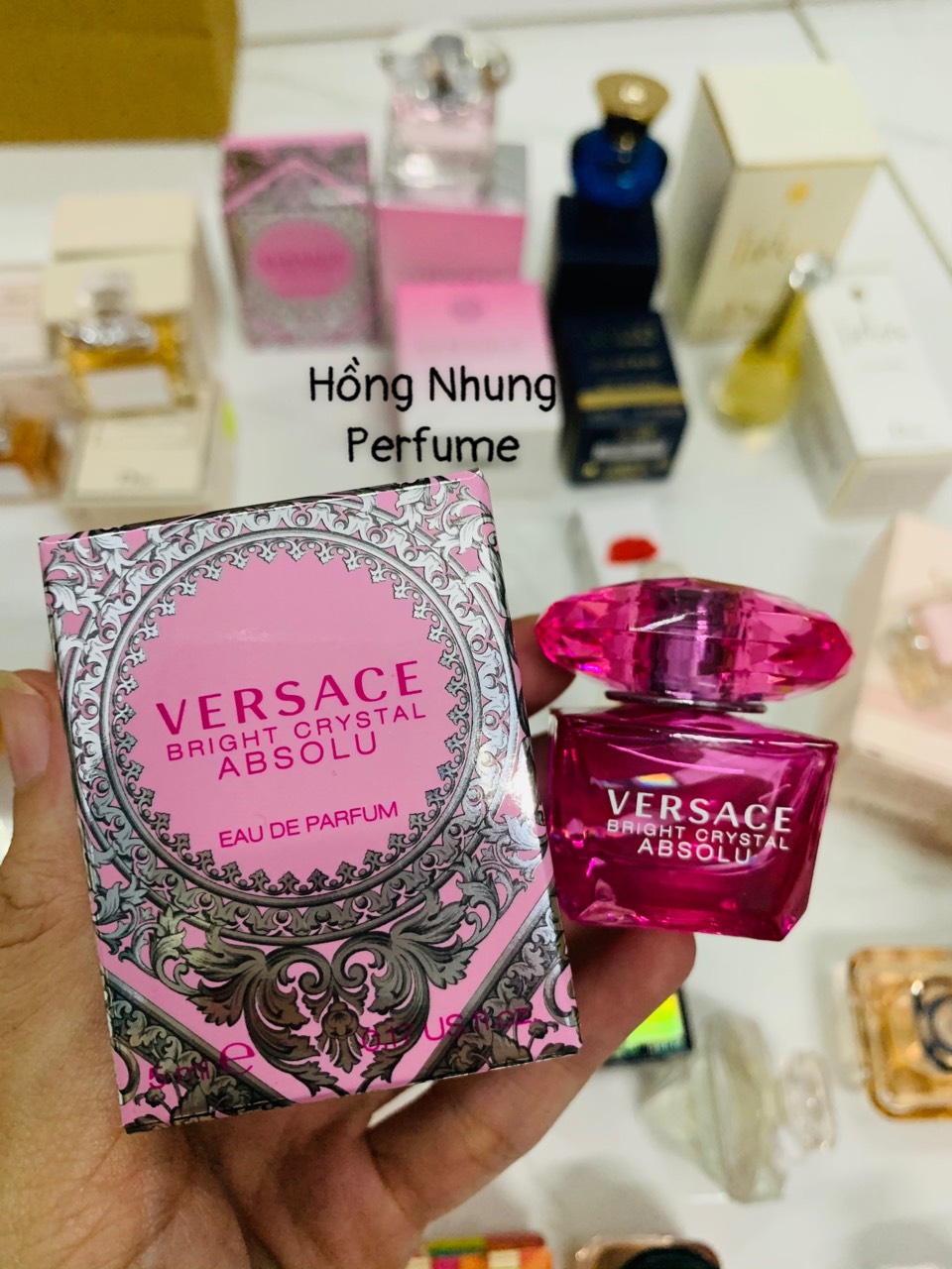 Nước hoa mini nữ Versace Bright Crystal Absolu EDP 5ml