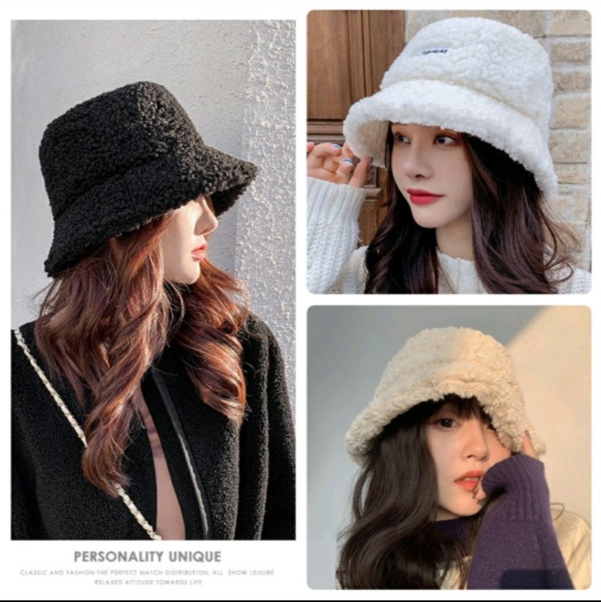Fleece Hat, Fleece Bucket Hat