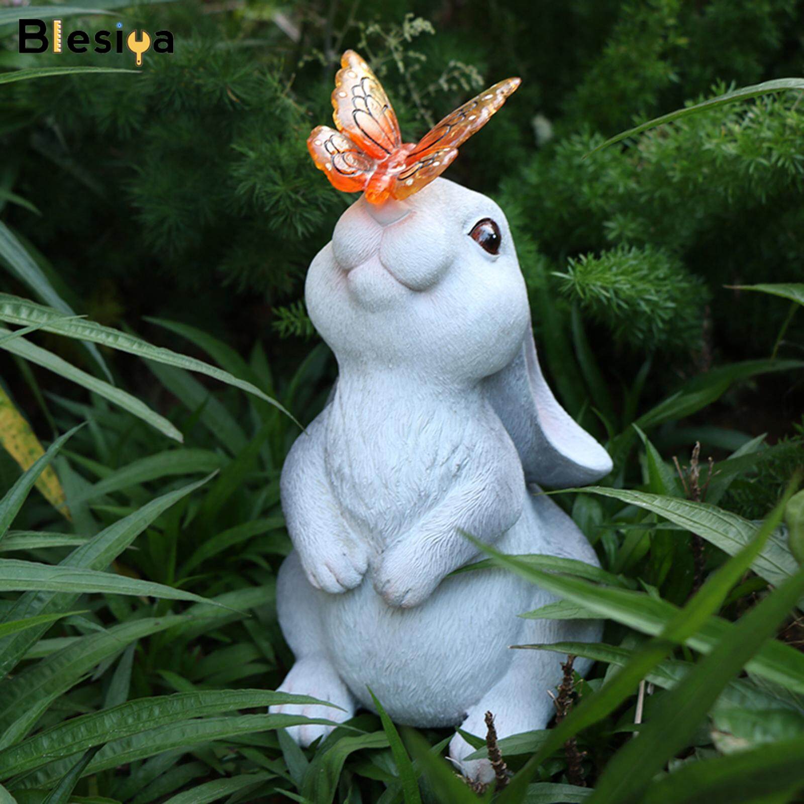 Blesiya Garden Lights Solar Cartoon Decor Lights Statue for Walkway