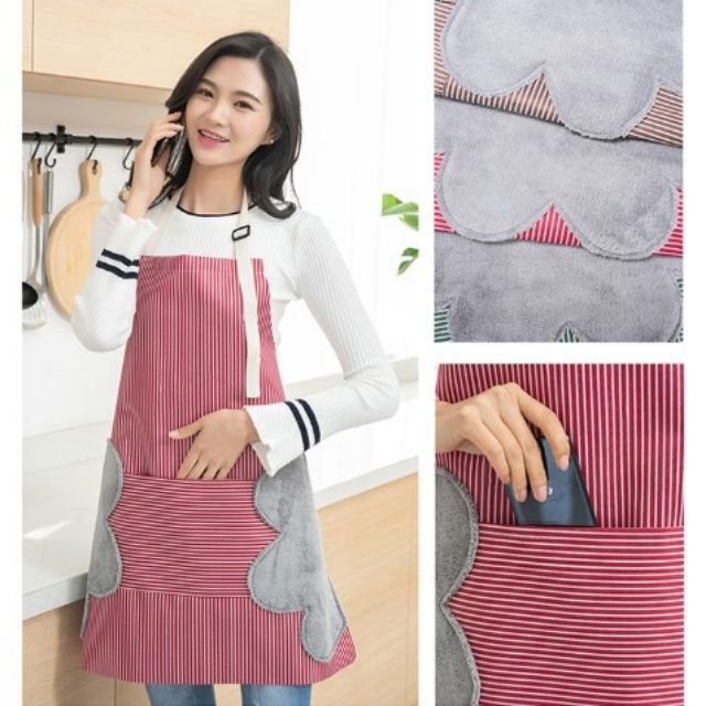 TẠP DỀ MẪU MỚI CÓ CHỖ LAU TAY